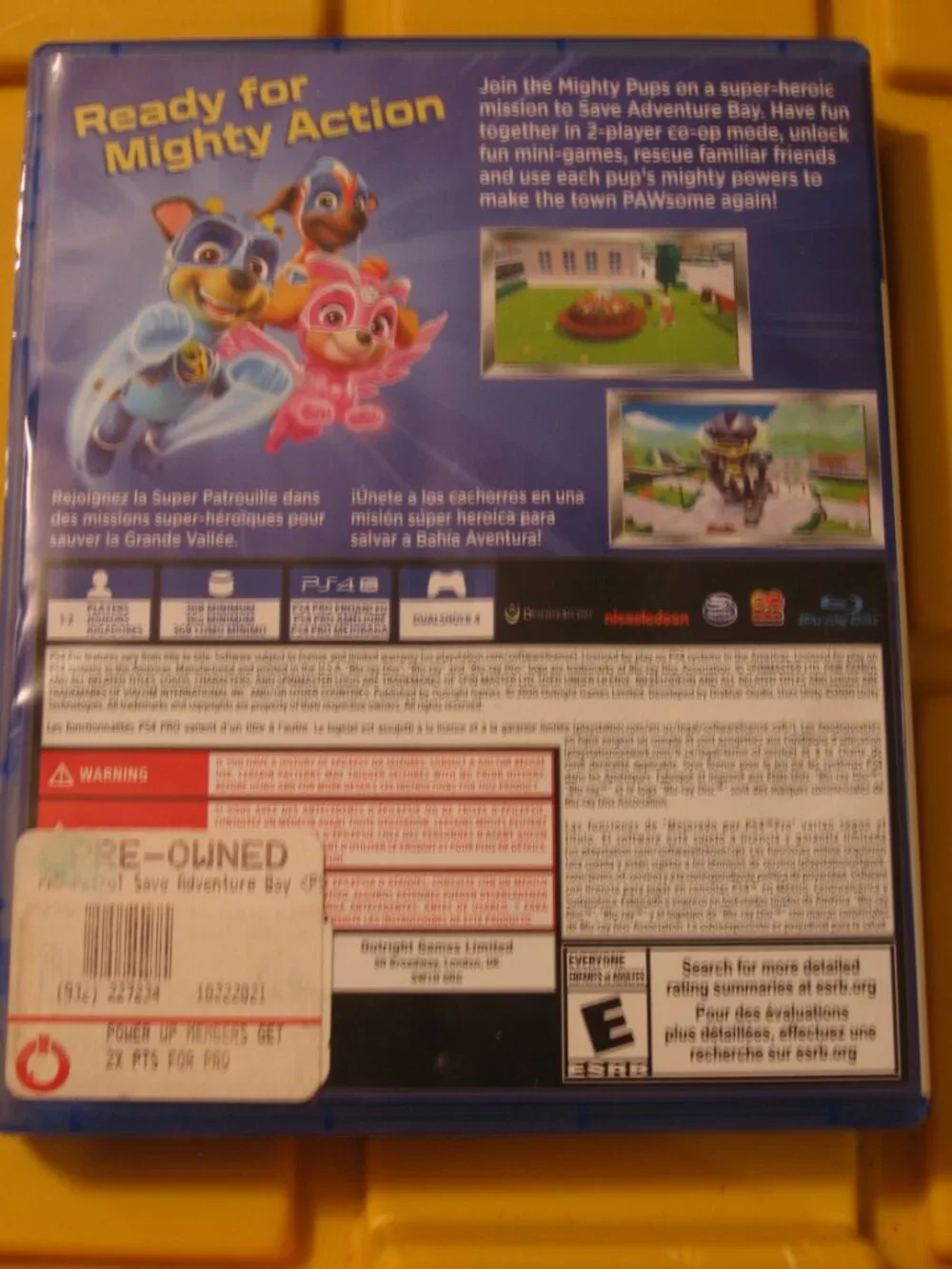 Paw Patrol Mighty Pups Save Adventure Bay Sony PS4